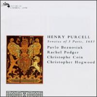 Purcell: 12 Sonatas of Three Parts - Christophe Coin (bass viol); Christopher Hogwood (organ); Pavlo Beznosiuk (violin); Rachel Podger (violin)