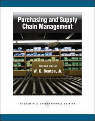 Purchasing and Supply Chain Management - Benton, W.C.