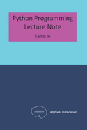 Python Programming: Lecture Note