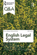 Q&A English Legal System 2011-2012 - Slapper, Gary, and Kelly, David