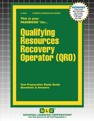 Qualifying Resources Recovery Operator (QRO) - Passbooks (Compiled by)