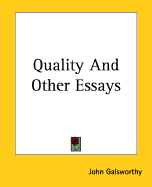 Quality and Other Essays