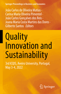 Quality Innovation and Sustainability: 3rd ICQIS, Aveiro University, Portugal, May 3-4, 2022
