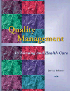 Quality management in nursing and health care