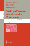 Quality of Service in Multiservice IP Networks: International Workshop, Qos-IP 2001, Rome, Italy, January 24-26, 2001 Proceedings