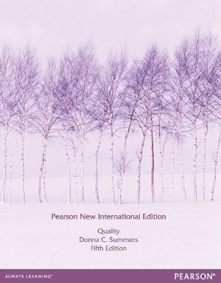 Quality: Pearson New International Edition - Summers, Donna C. S.