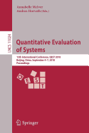 Quantitative Evaluation of Systems: 15th International Conference, Qest 2018, Beijing, China, September 4-7, 2018, Proceedings