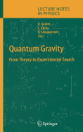 Quantum Gravity: From Theory to Experimental Search