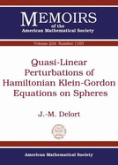 Quasi-Linear Perturbations of Hamiltonian Klein-Gordon Equations on Spheres