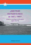 Que Paso En Puerto Rico de 1493 a 1900?: (Historia Cronologica de Boriquen)