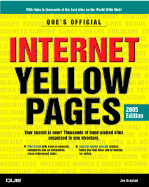 Que's Official Internet Yellow Pages, 2005 Edition