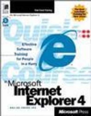 Quick Course in Microsoft Internet Explorer 4 - Microsoft Press, and Online Press, Inc, and Online Press Inc