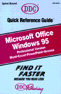 Quick Reference Guide for Microsoft Office Windows 95