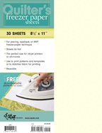 Quilter's Freezer Paper Sheets