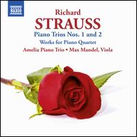R. Strauss: Piano Trios Nos. 1 & 2 - Amelia Piano Trio; Anthea Kreston (violin); Jason Duckles (cello); Max Mandel (viola); Rieko Aizawa (piano)