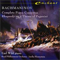 Rachmaninov: Piano Concerti 1-4 / Rhapsody On Theme Of Paganini - Earl Wild (piano); Royal Philharmonic Orchestra; Jascha Horenstein (conductor)