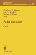 Radar and Sonar: Part II