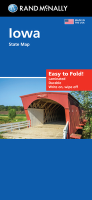 Rand McNally Easy to Fold: Iowa State Laminated Map - Rand McNally