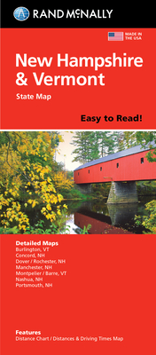 Rand McNally Easy to Read Folded Map: New Hampshire, Vermont State Map - Rand McNally