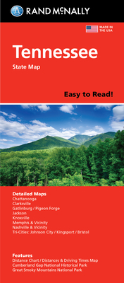 Rand McNally Easy to Read Folded Map: Tennessee State Map - Rand McNally