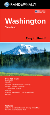 Rand McNally Easy to Read Folded Map: Washington State Map - Rand McNally