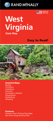 Rand McNally Easy to Read Folded Map: West Virginia State Map - Rand McNally