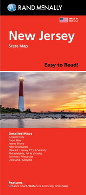 Rand McNally Easy to Read: New Jersey State Map - Rand McNally