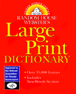 Random House Webster's Large Print Dictionary - Random House