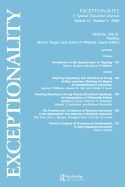 Reading: A Special Issue of Exceptionality