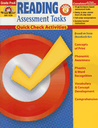 Reading Assessment Tasks: Grade Pre K: Quick Check Activities