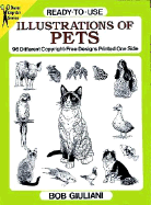 Ready-To-Use Illustrations of Pets: 96 Different Copyright-Free Designs Printed One Side