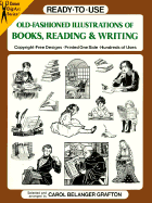 Ready-To-Use Old-Fashioned Illustrations of Books, Reading and Writing