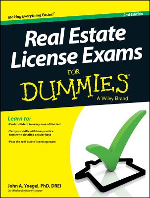 Real Estate License Exams for Dummies - Yoegel, John A