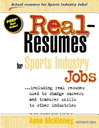 Real-Resumes for Sports Industry Jobs - McKinney, Anne