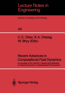 Recent Advances in Computational Fluid Dynamics: Proceedings of the Us/Roc (Taiwan) Joint Workshop on Recent Advances in Computational Fluid Dynamics