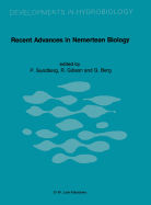 Recent Advances in Nemertean Biology: Proceedings of the Second International Meeting on Nemertean Biology, Tjarno Marine Biological Laboratory, August 11 - 15, 1986