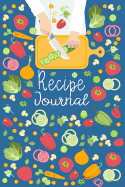 Recipe Journal: Fresh Salads Blank Cookbook Recipes & Notes to Write in Recipe Keeper Notebook Size 6x9 Inches 120 Pages