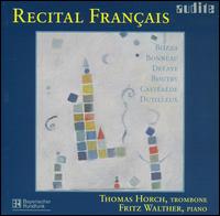 Recital Franais - Fritz Walther (piano); Thomas Horch (trombone)