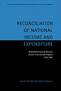 Reconciliation of National Income and Expenditure: Balanced Estimates of National Income for the United Kingdom, 1920-1990