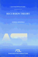 Recursion Theory: Lecture Notes in Logic 1