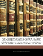 Reeves' History of the English Law: From the Time of the Romans to the End of the Reign of Henry III