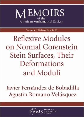 Reflexive Modules on Normal Gorenstein Stein Surfaces, Their Deformations and Moduli - Bobadilla, Javier Fernandez de, and Romano-Velazquez, Agustin