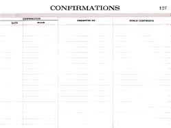 Register of the Rite of Confirmation/Reception