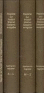 Register Zur Rudolf Steiner Gesamtausgabe: 4 Bde