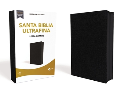 Reina Valera 1960 Santa Biblia Ultrafina Letra Grande, Piel Fabricada, Negro, Interior a DOS Colores - Vida, and Rvr 1960- Reina Valera 1960