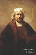 Rembrandt Taccuino: Autoritratto Con Due Cerchi - Rembrandt Van Rijn - Elegante E Pratico - Diario, 100 Pagine, a Righe