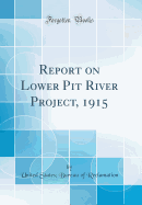 Report on Lower Pit River Project, 1915 (Classic Reprint)