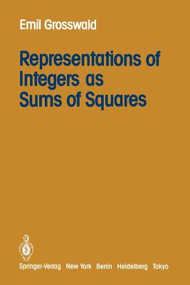 Representations of Integers as Sums of Squares - Grosswald, E