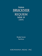 Requiem in D Minor, Wab 39: Study Score