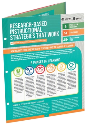 Research-Based Instructional Strategies That Work (Quick Reference Guide) - Goodwin, Bryan, and Rouleau, Kristin